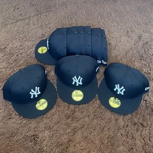 New Era 59Fifty MLB Authentic New York Yankees Fitted OnField Hat New With Tags!